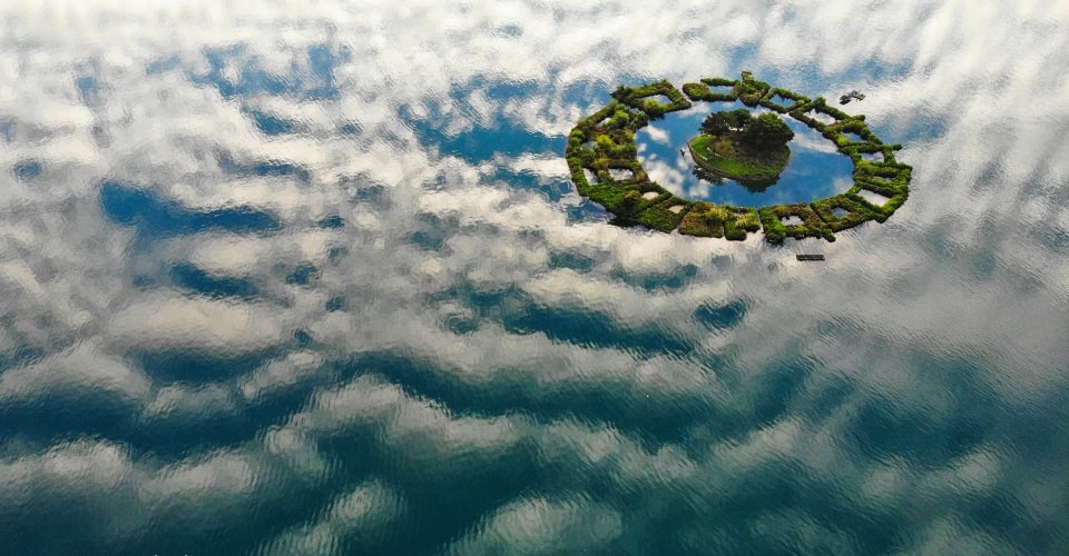 拉魯島，漂浮在日月潭的天空之城