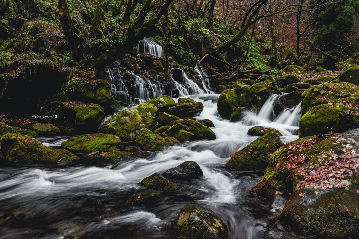 能甘飲的秋田能量景點:元滝伏流水 能甘飲的秋田能量景點:元滝伏流水